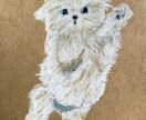 原画配送付き☆犬の絵を描きます あたたかみのあるクレパスで大切なわんちゃんの絵を描きます。 イメージ4