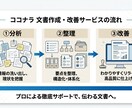 文章構造を分析し改善します 伝わる文章へ構造から再設計。整え、使える形にします イメージ2