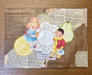 レトロ系統のコラージュ作品を作成します インテリアとして飾っていただけるコラージュ作品です！ イメージ3