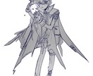 魅力的なキャラクターイラスト、デザイン描きます イラスト描きます！人間一人で一万円固定！ イメージ4