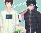 キャラクター立ち絵お描きします アイコン・TRPGなどにどうぞ！ イメージ2