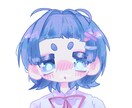 ゆめかわ系のバストアップイラストを描きます かわいいポップなカラーイラストはいかがですか？ イメージ5