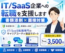 未経験OK_IT転職・SaaS転職を単発支援します 【単発(スポット)支援】IT転職/SaaS転職相談・選考対策 イメージ1