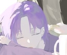 一枚絵イラストを制作致します アイコン、サムネイル、一枚絵などを制作します イメージ3