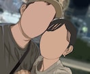 修正5回◎！仲良しカップルの線画イラスト制作します インスタやLINEと相性バツグン！素敵な思い出を形にします イメージ4