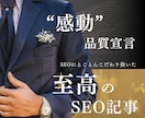 残りわずか｜こだわり抜いたSEO記事を1本書きます お急ぎください！キーワード、構成、SEO対策も丸ごとお任せ！ イメージ1