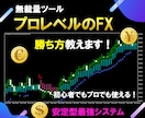 プロレベルのFXトレードツール手法を教えます 〜プロが長年のトレードによって導き出された驚愕ツール〜 イメージ1
