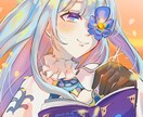 きらきら可愛いポップな世界観で一枚絵を描きます 配信用、イベント、SNSアイコン等、商用利用○ イメージ2