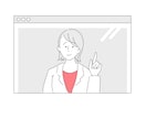 シンプルな似顔絵イラストを作成します 自分を見せたいけど顔写真は...という方にぴったり イメージ2