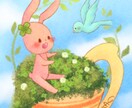 ふんわり絵本チックなアイコンお描きします ふわっとした優しいアイコンをお求めの方に イメージ1