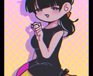 創作、オリキャラのSNSアイコンを描きます 女性キャラ限定 ミニキャラもOK⭕️ イメージ1