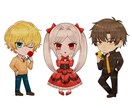 ミニキャラお描きします 立ち絵、アイコン、グッズなどにどうぞ！ イメージ3