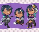 可愛いミニキャライラスト描きます IRIAMにて使用可！グッズ、アイコンなどにも！ イメージ3