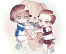 希望のSD.ミニキャラ絵を描きます アイコンなどにも使える可愛らしい絵柄 イメージ8