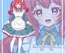 商用OK！可愛いアニメ系の立ち絵などを制作します キャラクターのコンセプトにそったデザインを心がけます！ イメージ1