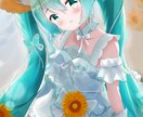 少女イラストを描きます 女の子の可愛さを表現できるように頑張ります！ イメージ4