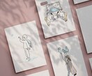 ゆるく、イラストを描きます 選べるテイストでお好みの雰囲気に。アイコン、挿絵、グッズなど イメージ1