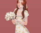 儚げなリアルテイストのイラスト描きます SNSのアイコン、似顔絵等のご依頼受けております。 イメージ5
