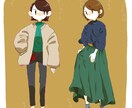 似顔絵OK！オシャレな全身イラスト作成します 似顔絵OK★服装指定★全身イラスト★SNSアイコン等に イメージ6