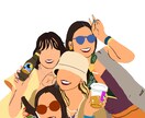 お気に入りの写真やイメージをイラストにます かわいいイラストをアイコンや待ち受けに！ イメージ7