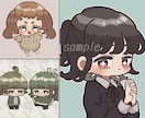 とても可愛いちびキャラ描きます ✩シンプルで可愛いデフォルメアイコン描きます✩ イメージ1
