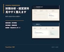 財務数値を見やすい経営資料に整えます 経営会議・融資・投資家向けの資料に対応 イメージ1