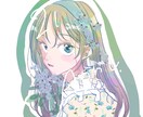 あなたを誕生花でイラスト化します 誕生花擬人化イラスト花と人物を一体化したイラスト イメージ6