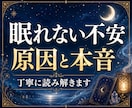 眠れない不安｜苦しさの原因と心の本音を霊視します 言葉にならない不安を整理し、今必要な選択を読み解きます✨ イメージ1
