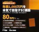 ShopifyでフルオーダーECサイト構築します 年商1,000万円を目指す方へ。オリジナルデザイン＋戦略設計 イメージ1