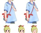 有料配布シナリオのNPC描きます 人から獣人、動物まで、オリジナルキャラが必要な方へ イメージ5