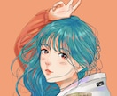 リアルなテイストの女の子イラスト描きます あなただけのアイコンが欲しい方へ！ イメージ1