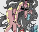 商用利用可能!キャラクター制作をします 女の子、モンスター、動物、ホラー系が得意です(商用利用可) イメージ5