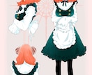 プロが描く魅力溢れるキャラクターデザイン制作します 設定や想いを形に。三面図から衣装デザインまで承ります。 イメージ1
