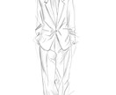 デッサン風のファッションイラスト描きます 様々な雰囲気でイラスト仕上げます イメージ3