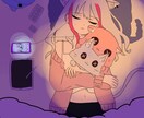 色々なイラスト受け付けますます かわいらしいイラストで納期早めです！ イメージ5
