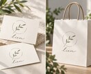 起業・副業に◆シンプルで洗練されたロゴ作成します 会社ロゴからブランド・SNSアイコンまで長く使えるデザイン イメージ3