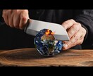 AIでガラスフルーツなどをカットする動画を作ります ・「入れるだけで“バズる質感”が作れるプロンプト」 イメージ3