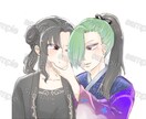 推しとイチャイチャ出来る夢絵アイコン描きます 画面から出てこない推しを隣に！！！ イメージ2