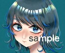 モノクロorカラーでSMS等のアイコンを制作します かっこいい〜かわいい女の子を描きます！ イメージ7