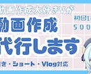 切り抜き動画作成・動画編集代行します あなたの代わりに動画編集等を代行します。 イメージ1