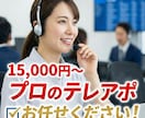 営業歴15年のプロがテレアポ代行します BtoB営業・新規開拓アポ獲得をサポート イメージ2