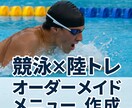 あなた専用！水泳×陸トレメニュー作成します あなた専用の完全オーダーメイドメニュー作成 イメージ1