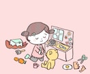 絵本のようなゆるかわイラスト描きます 個人様も企業様もご対応可能です！文字入れやデザインも可能！ イメージ1