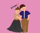 海外風タッチ♡で可愛いイラスト描きます SNS用アイコンや一枚ものイラストならお任せください！ イメージ8