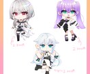 商用利用料込！かわいいミニキャライラスト制作します 配信や動画、アイコンやグッズなどにおすすめ!! イメージ3