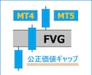 MT4/5 公正価値ギャップ(FVG)を販売します 機関投資家の足跡が分かれば、トレードもシンプルになります‼ イメージ1