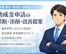 助成金申請｜診断＋添削で改善します 審査基準に照らして改善点を明確化 イメージ1