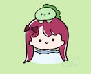 特別価格＊5名様限定！ゆるーいミニキャラ描きます アイコン・名刺に！あなただけのミニキャラお描きします イメージ6