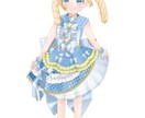 サンプルの様な可愛い女の子のイラストを制作致します ♡SNS使用、商標利用OK！お気軽にお問い合わせください⟡ イメージ3