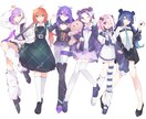 かわいいイラスト描きます アイコン、配信やTRPG用立ち絵、動画用イラスト等なんでも◎ イメージ2